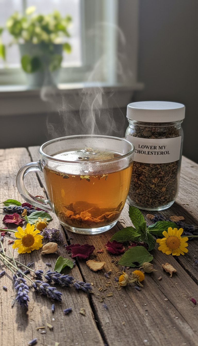 LOWER MY CHOLESTEROL HERBAL TEA BLEND