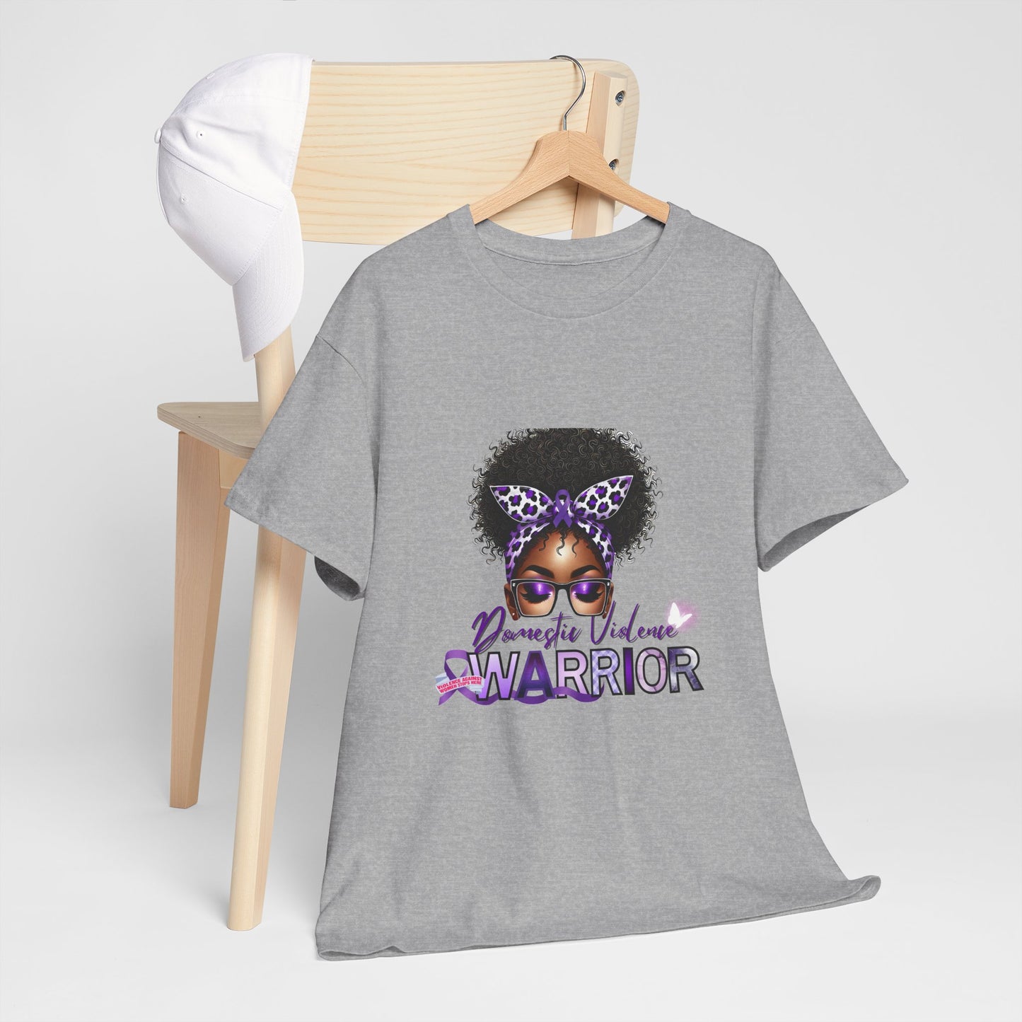 Domestic Violence Warrior Cotton T-Shirt