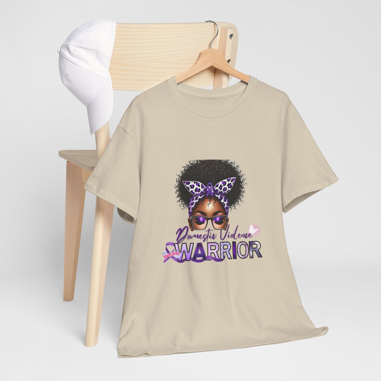 Domestic Violence Warrior Cotton T-Shirt