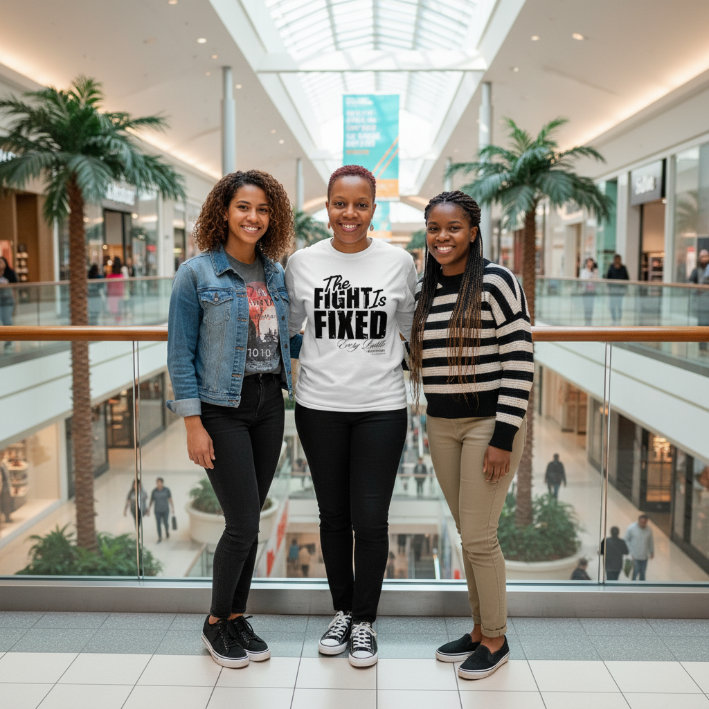 THE FIGHT IS FIXED® LONG SLEEVE SHIRT